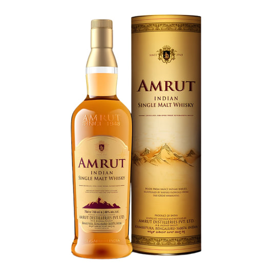 Amrut Whisky Single Malt (NOT CASK STRENGTH) 750 ML