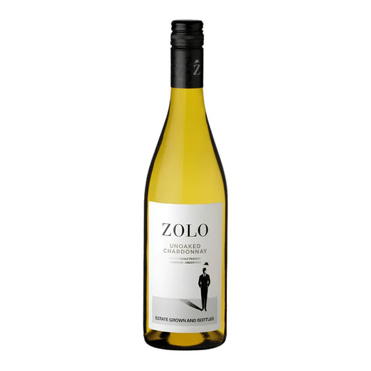 Zolo Unoaked Chardonnay Estate Grown Mendoza 2024 (Case only)