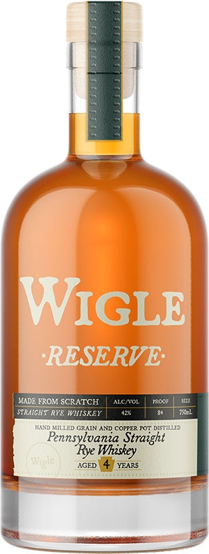 Wigle Pennsylvania Straight Rye Whiskey 6x750ml (Case only)