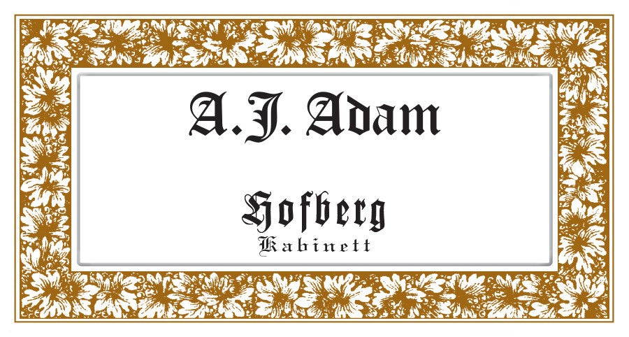 Dhron Hofberg Riesling Kabinett, A.J. Adam