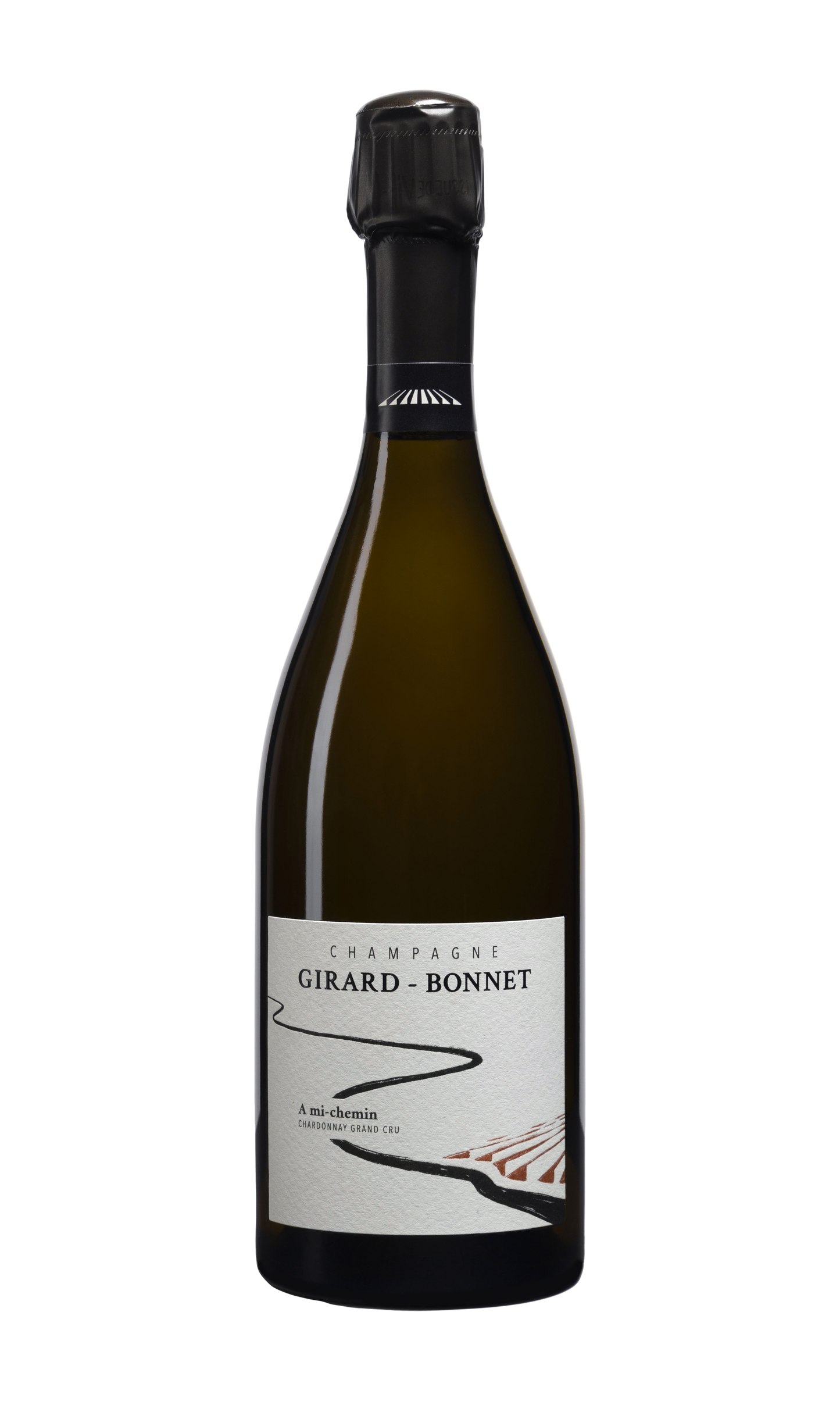 "A Mi-Chemin" Blanc de Blancs Grand Cru Extra Brut, Champagne Girard-Bonnet