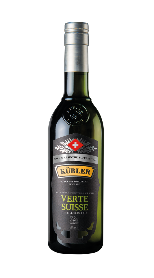 Absinthe 'Verte Suisse', Kubler [Strapped] (375ml)