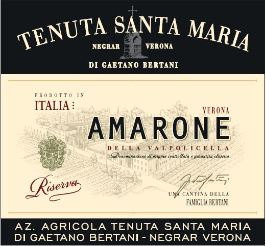 Amarone Classico Riserva, Tenuta Santa Maria 2018
