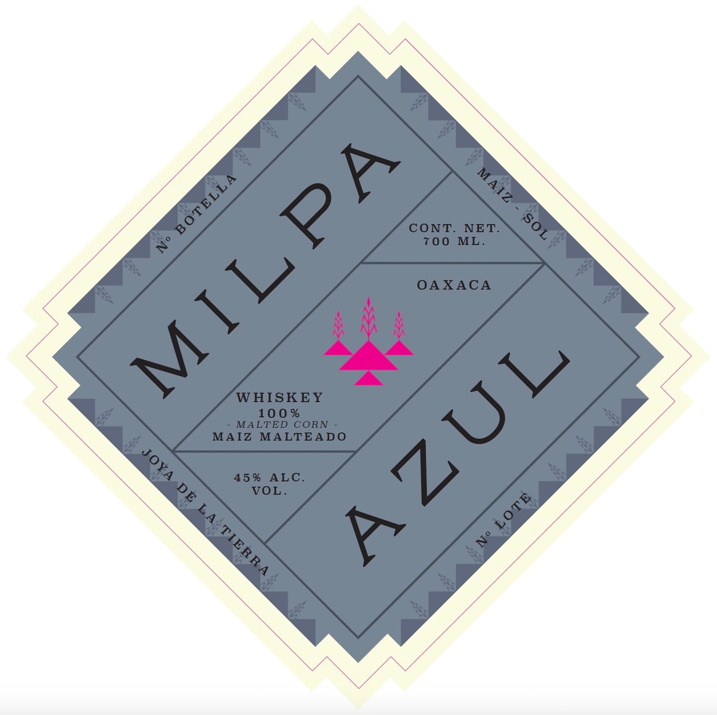 Azul, Whiskey De Maiz, Milpa