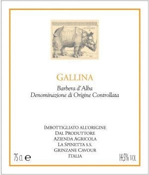 Barbera D'Alba 'Gallina', La Spinetta 2021
