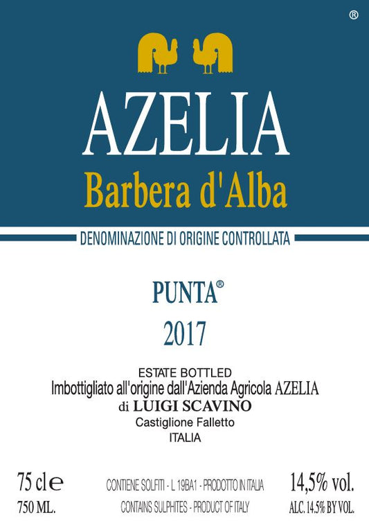 Barbera d'Alba 'Punta', Azelia 2023