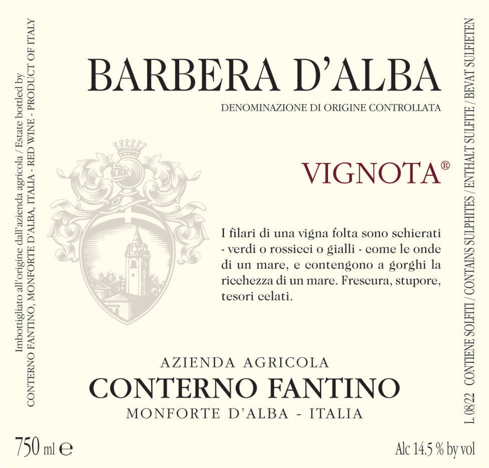 Barbera d'Alba 'Vignota', Conterno Fantino 2023
