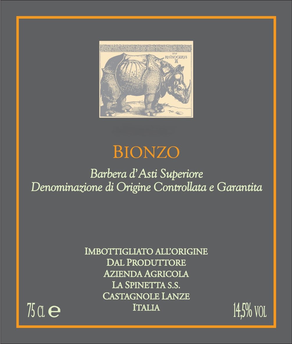 Barbera d'Asti Superiore 'Bionzo', La Spinetta 2020
