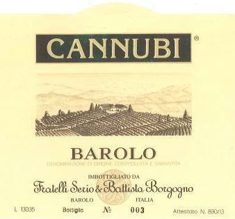 Barolo 'Cannubi', S & B Borgogno 2021