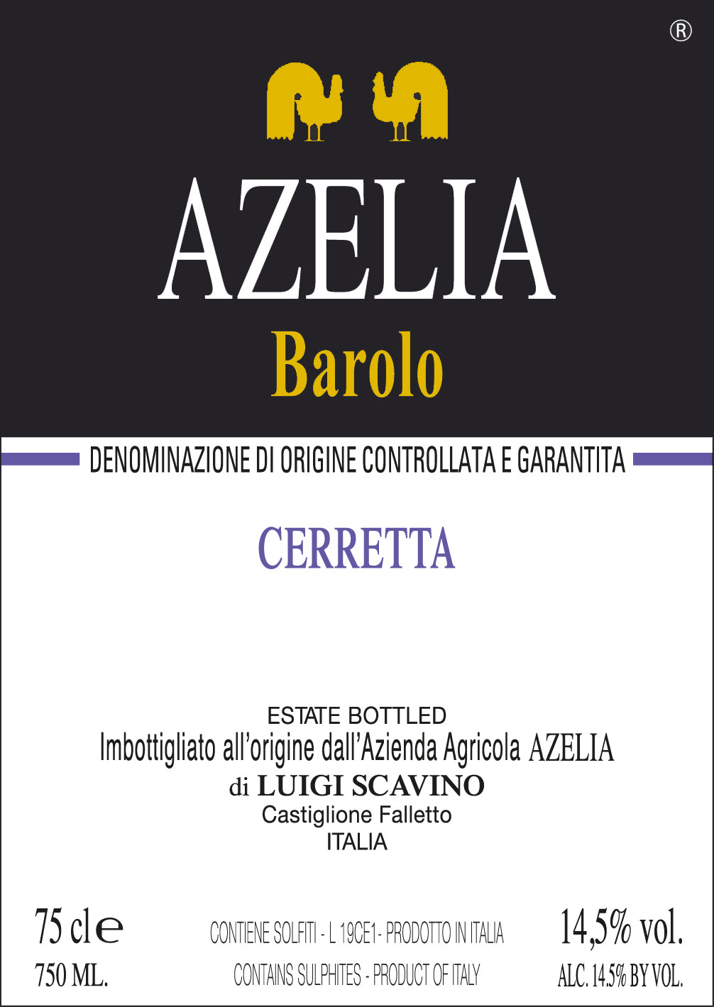 Barolo 'Cerretta', Azelia 2021