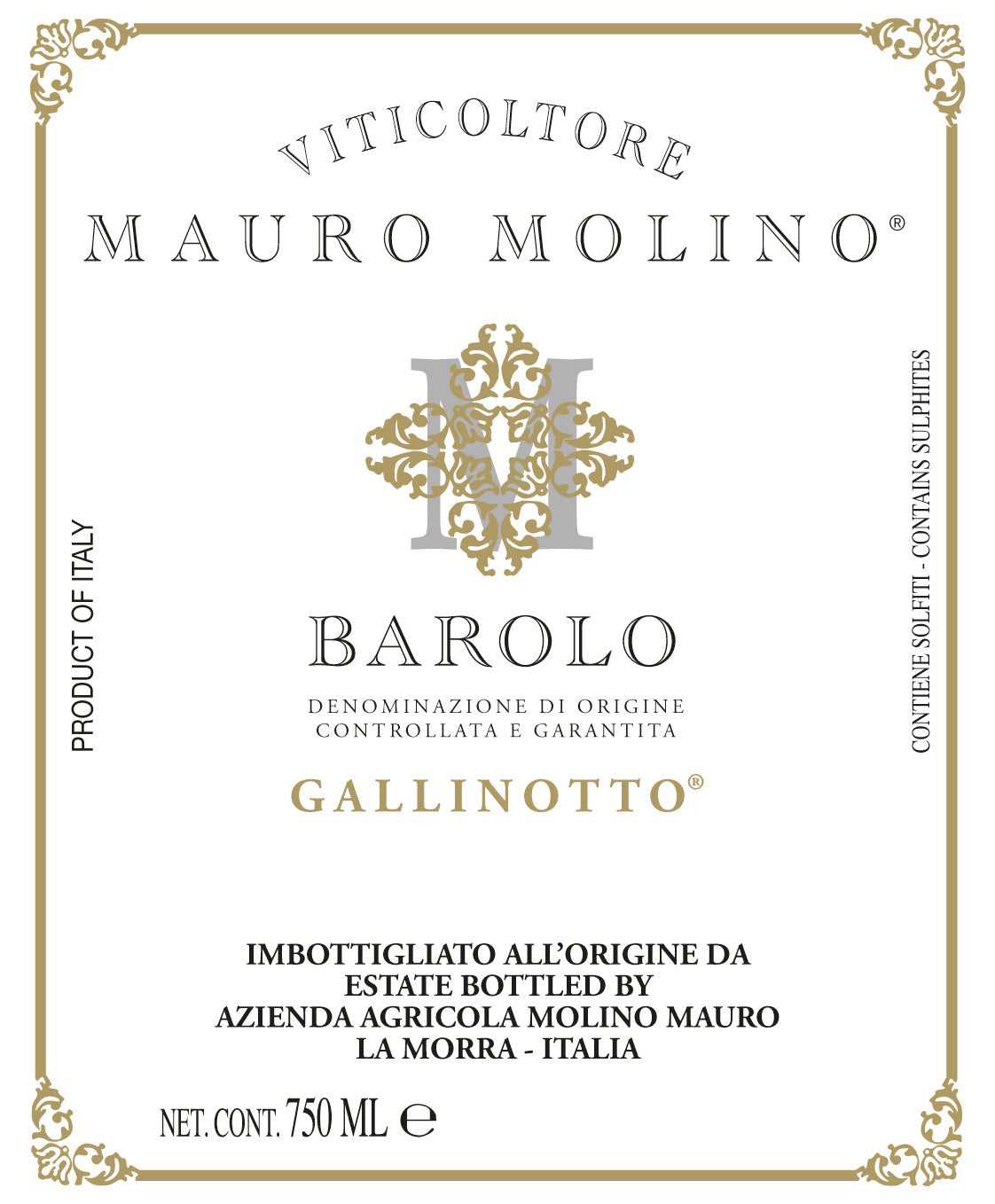 Barolo 'Gallinotto', Mauro Molino 2021