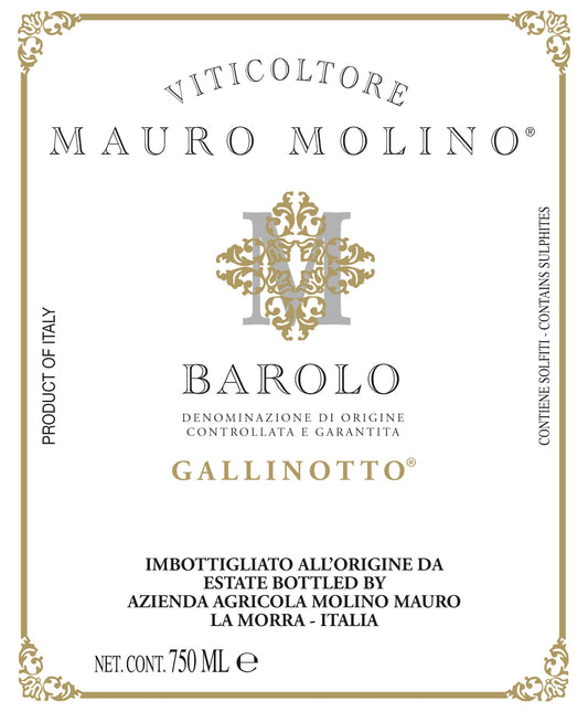 Barolo 'Gallinotto', Mauro Molino 2021