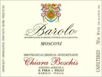 Barolo 'Mosconi', E. Pira Chiara Boschis [Mwo] 2021