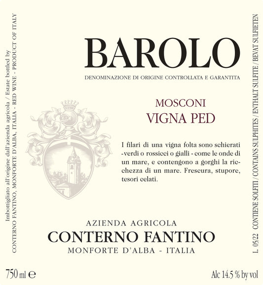 Barolo Mosconi 'Vigna Ped', Conterno Fantino 2021