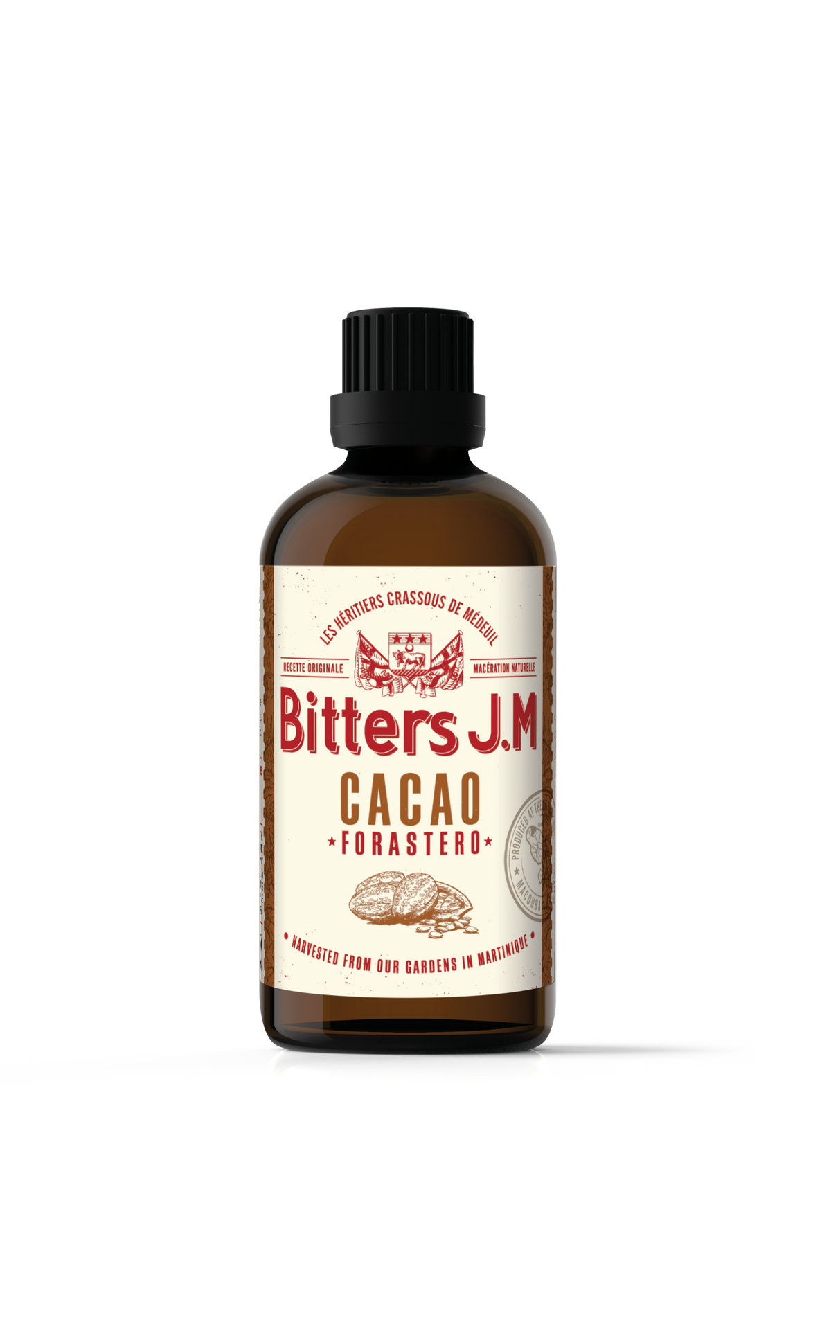 Bitters, Cacao Forastero, Rhum JM
