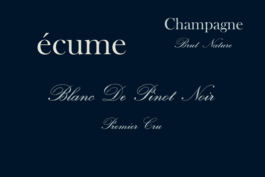 "Blanc De Pinot Noir" Blanc De Noirs 1er Cru Brut Nature, Champagne Ecume