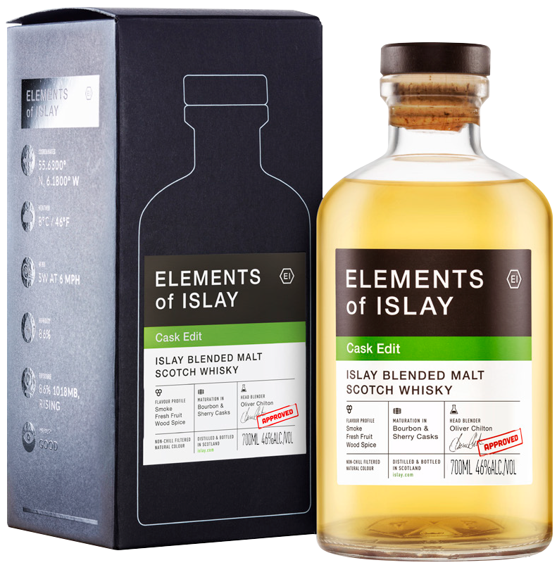 Blended Malt Scotch Whisky, 'Cask Edit', Elements Of Islay