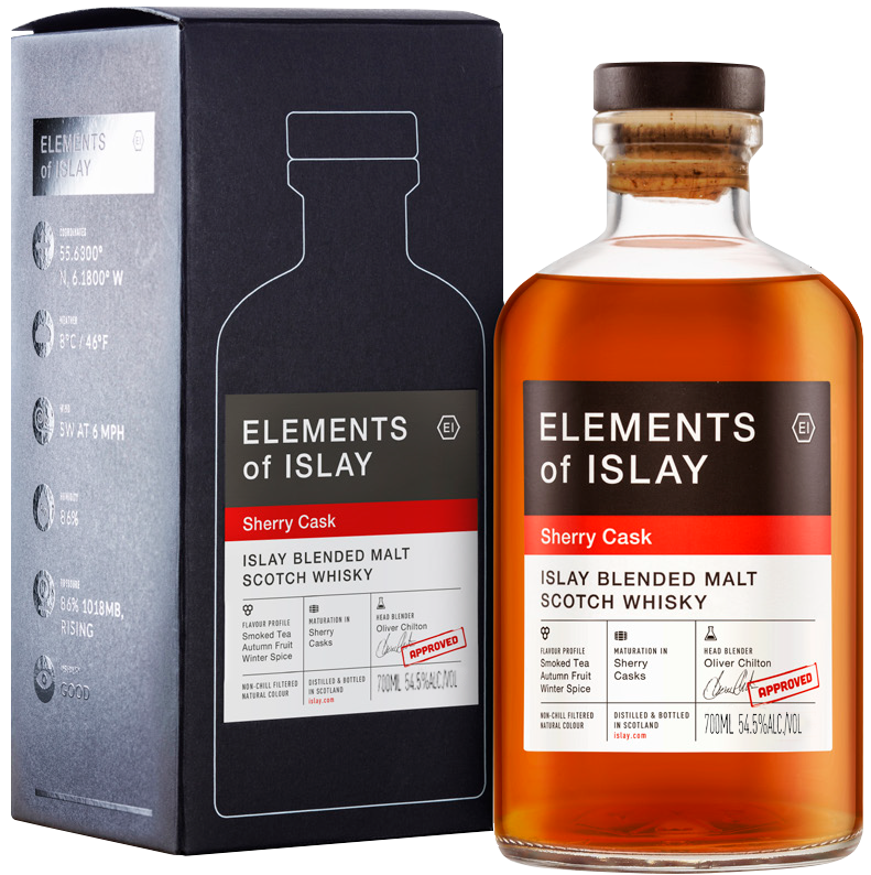 Blended Malt Scotch Whisky, Sherry Cask, Elements Of Islay