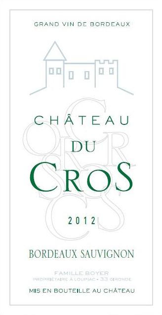 Bordeaux Blanc, Chateau Du Cros
