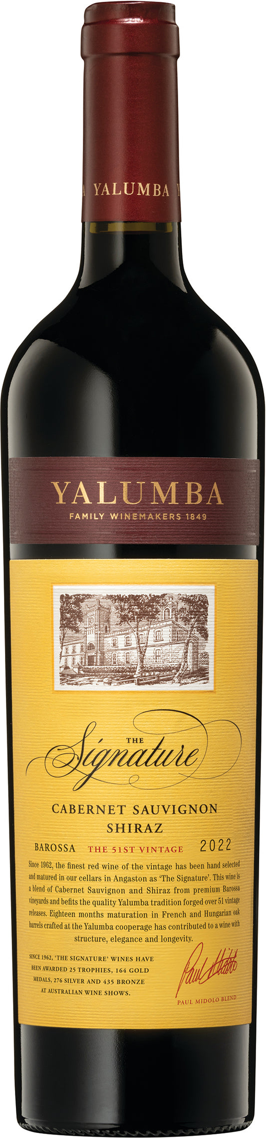Yalumba The Signature Shiraz Cabernet Sauvignon 6 Cs 2022