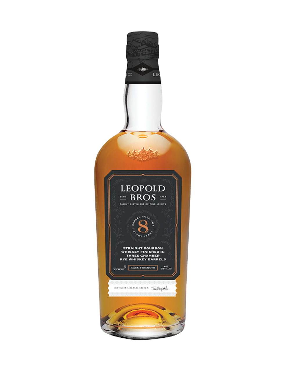 Bourbon Whiskey, 8 Year Three Chamber Rye Finish, Leopold Bros