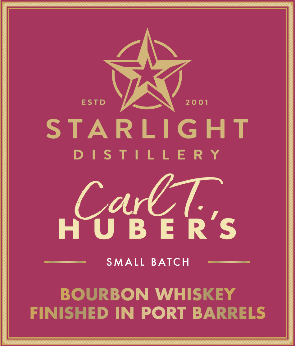 Bourbon Whiskey, Small Batch 'Port Cask', Starlight Distillery [Strapped]