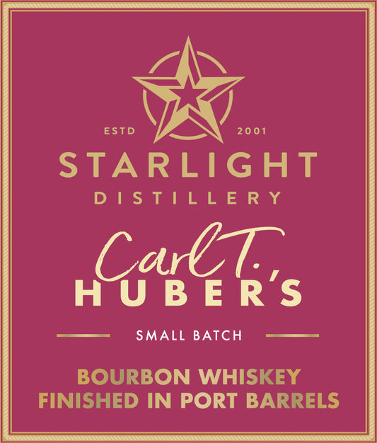 Bourbon Whiskey, Small Batch 'Port Cask', Starlight Distillery [Strapped]