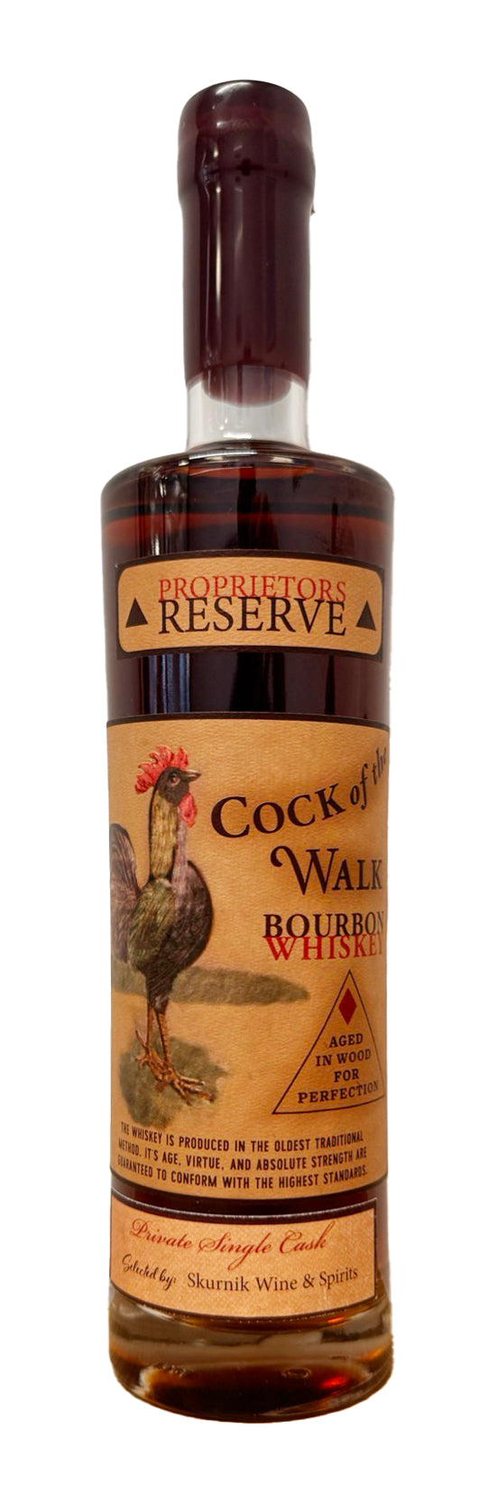 Bourbon Whiskey, 'Cock Of The Walk - 9th Floor Skurnik Selection', Preservation