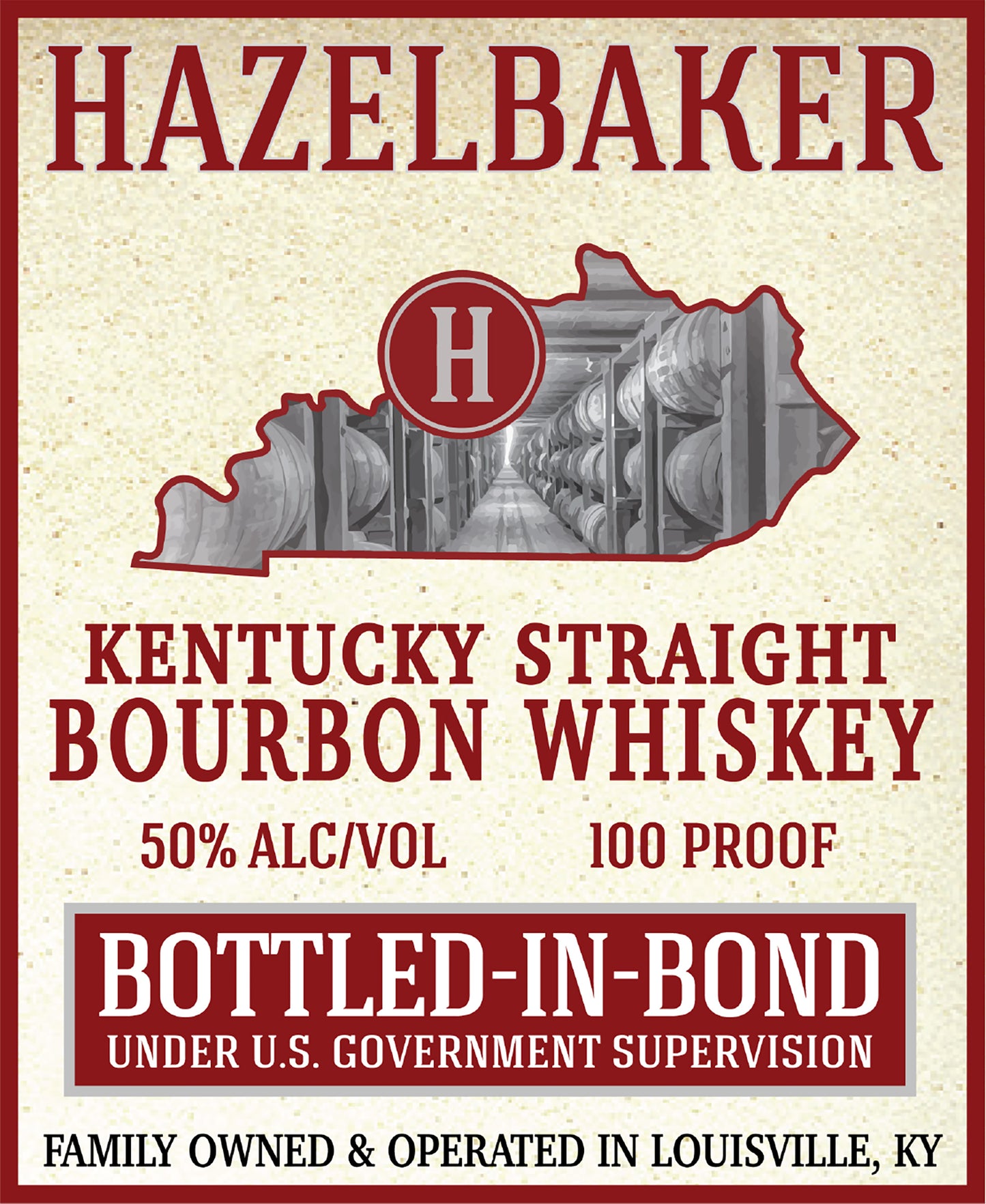 Bourbon Whiskey, Hazelbaker Bottled In Bond, Nulu Whiskey [Strapped]
