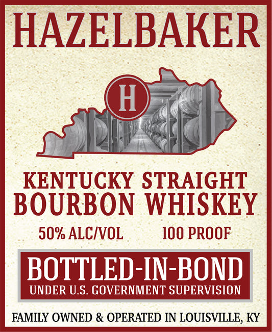 Bourbon Whiskey, Hazelbaker Bottled In Bond, Nulu Whiskey [Strapped]