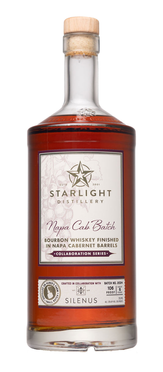Bourbon Whiskey, Napa Cab-Finished Barrel, Starlight Distillery