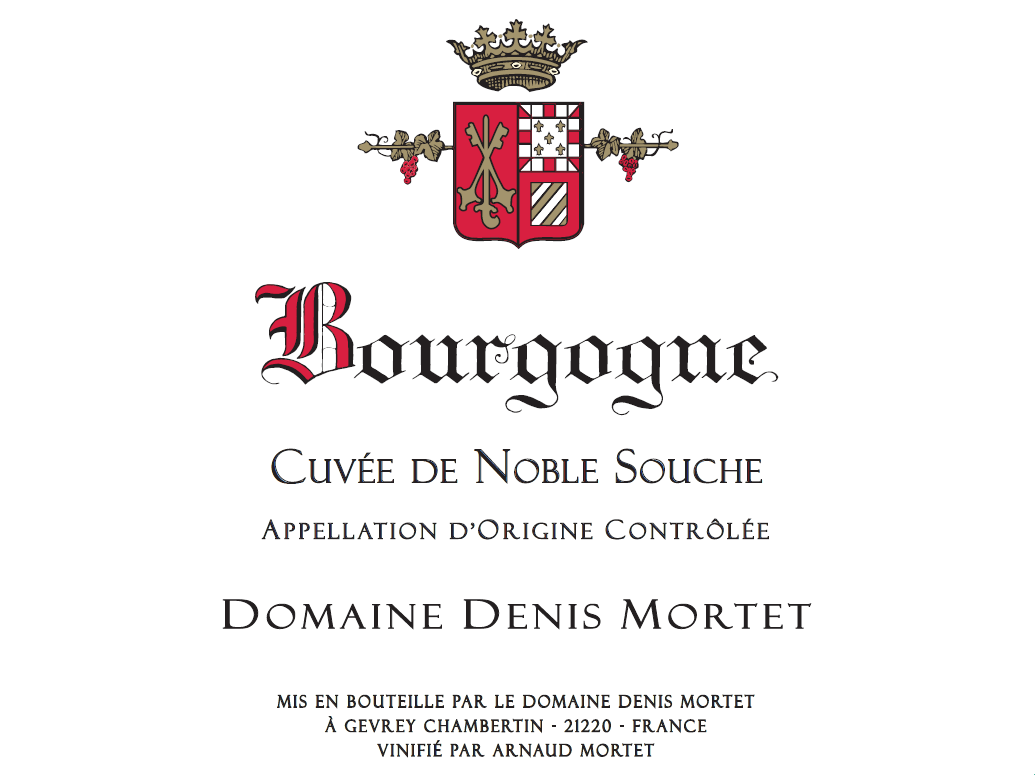 Bourgogne Rouge "Cuvee de Noble Souche", Domaine Denis Mortet 2022