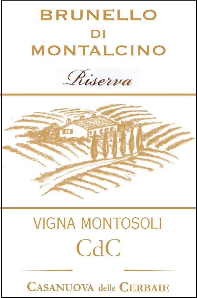 Brunello di Montalcino Riserva 'Vigna Montosoli', Casanuova delle Cerbaie 2019