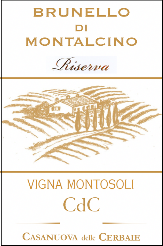 Brunello di Montalcino Riserva 'Vigna Montosoli', Casanuova delle Cerbaie 2019
