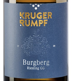 Burgberg Riesling Grosses Gewachs, Kruger-Rumpf 2023
