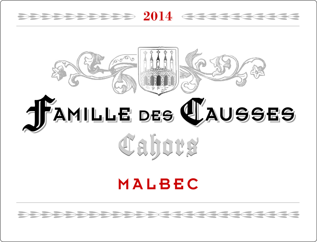 Cahors Malbec, Famille des Causses 2022