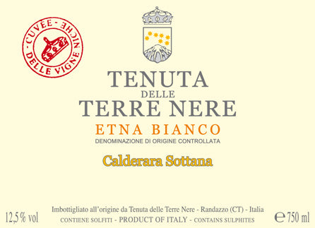 Etna Bianco 'Le Vigne Niche-Calderara Sottana', Terre Nere 2024