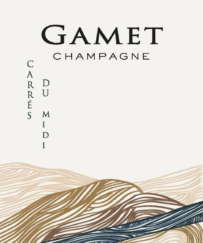 "Carres du Midi" Blanc de Noirs Brut Nature, Champagne Gamet 2019