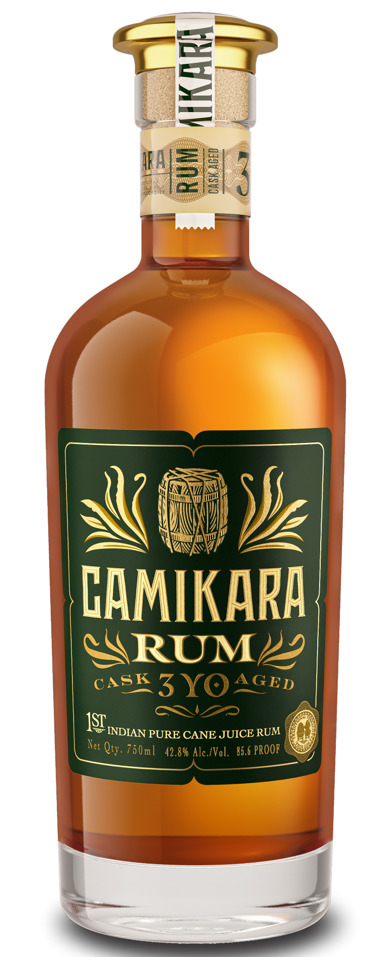 Cask Aged 3yr Rum, Camikara [Strapped]
