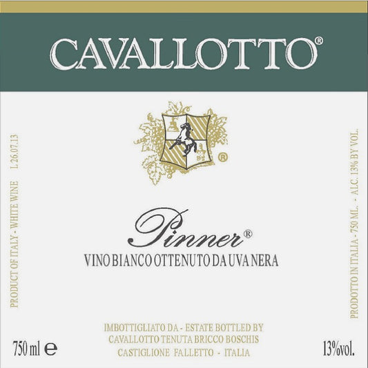 Pinot Nero in Bianco 'Pinner', Cavallotto 2024