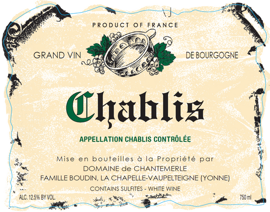 Chablis, Domaine Boudin 2023 750ml