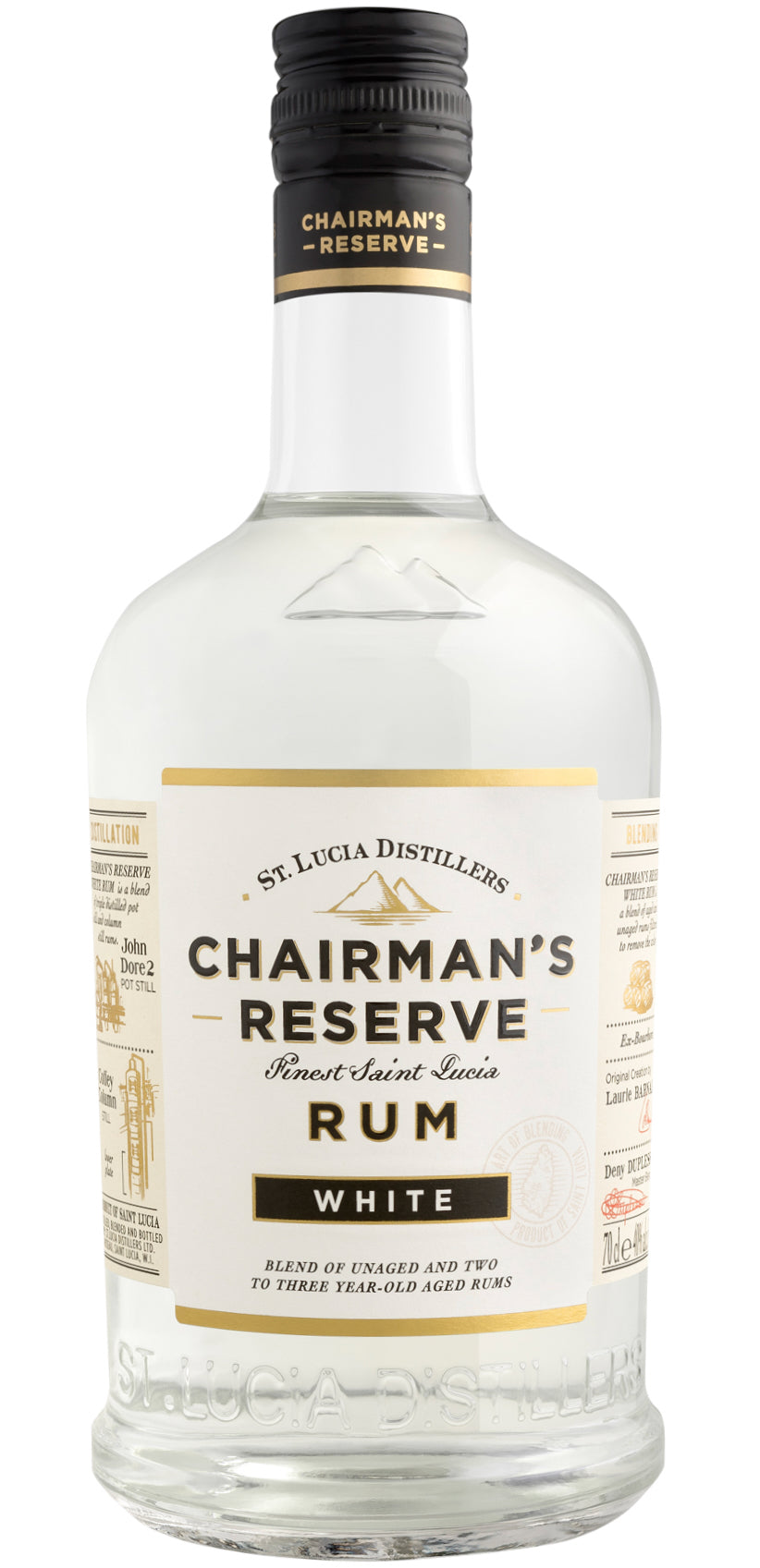 Chairman's White Rum [12pk], 40% St. Lucia Distillers [STRAPPED]