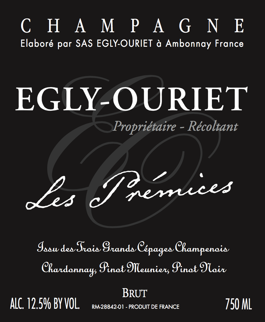 "Les Premices" Extra Brut, Champagne Egly-Ouriet