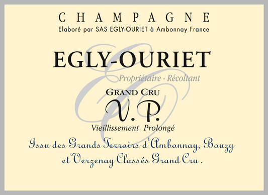 "Vp" Grand Cru Extra, Champagne Egly-Ouriet