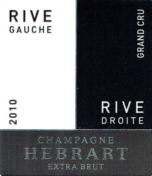 "Rive Gauche Rive Droite" Grand Cru Brut, Champagne Marc Hebrart 2019