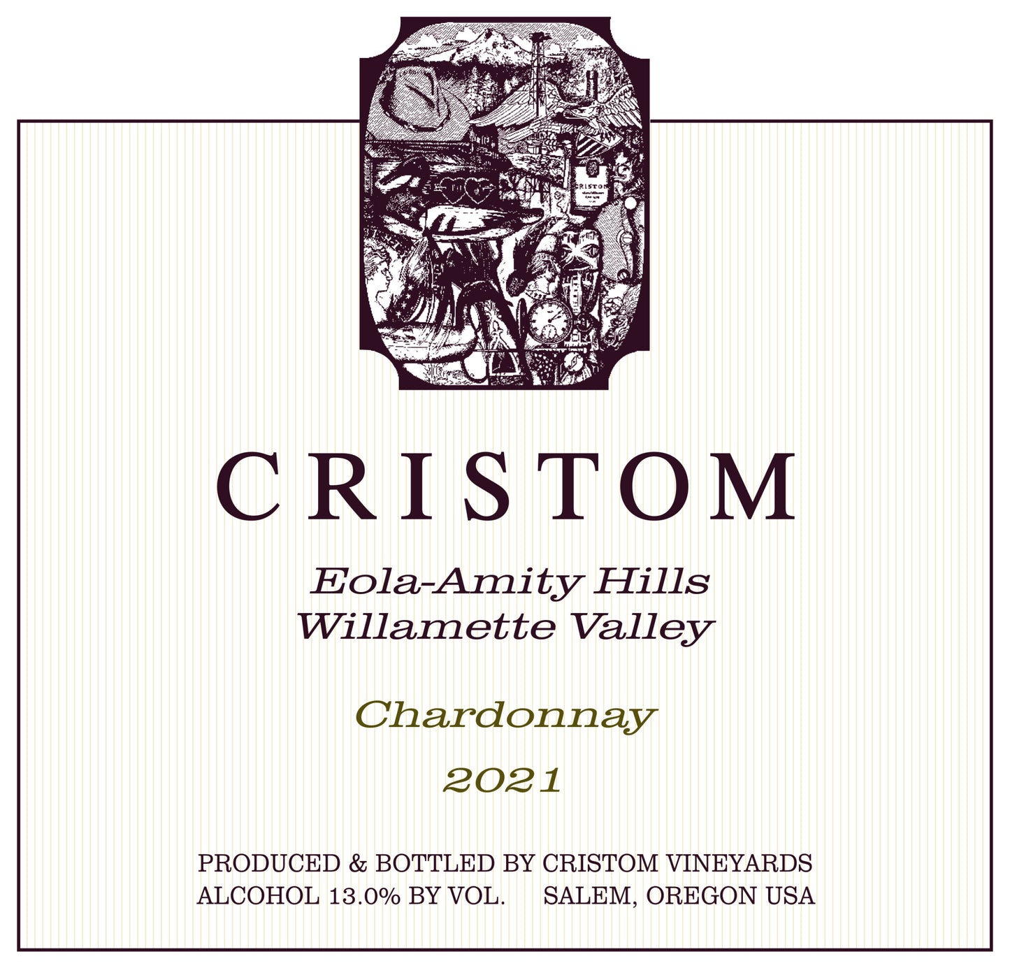 Chardonnay 'Eola-Amity Hills', Cristom 2022