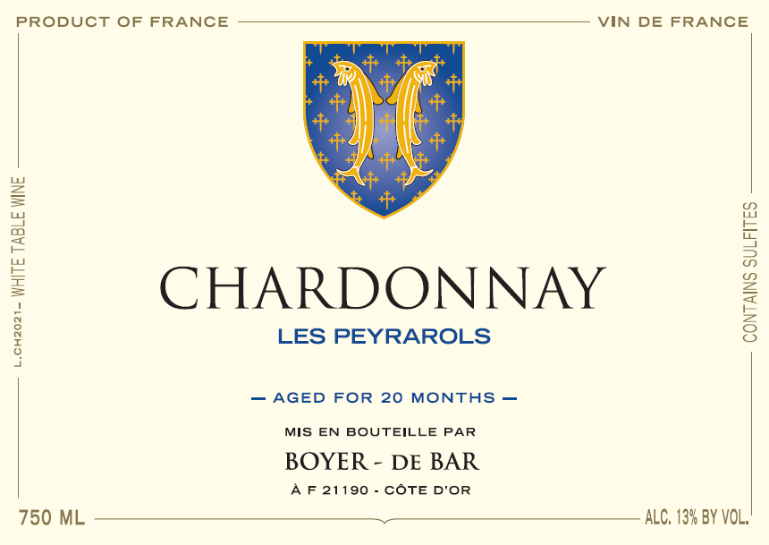 Chardonnay "Les Peyrarols", Boyer De Bar