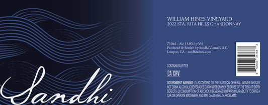 Chardonnay 'William Hines', Sandhi 2022