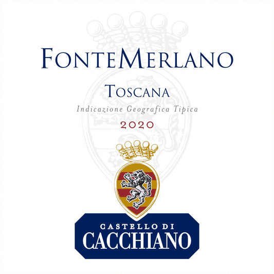 IGT Toscana 'FonteMerlano', Castello di Cacchiano [100% Merlot] 2020