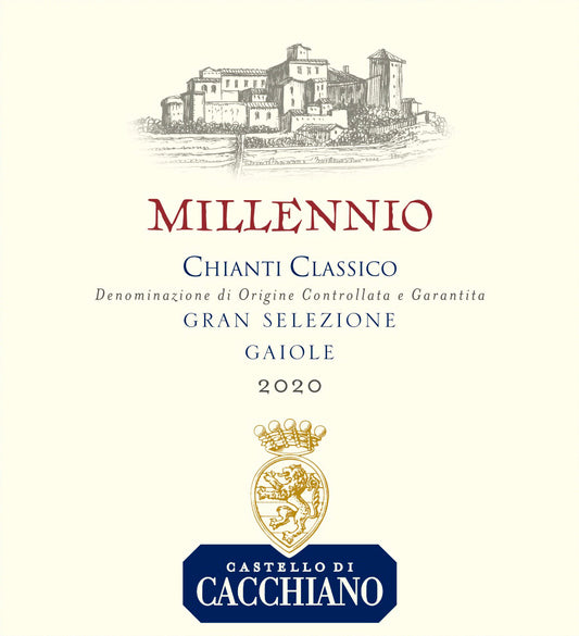 Chianti Classico Gran Selezione 'Millennio', Castello di Cacchiano 2020